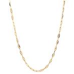 Gouden fantasie lengtecollier 14 krt, Sieraden, Tassen en Uiterlijk, Kettingen, Ophalen of Verzenden, Nieuw