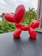 Beeld, balloon dog red - 28 cm - polyresin