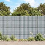 vidaXL Tuinschermen 10 st 252,5x19 m PVC grijs, Verzenden, Nieuw, Kunststof, Minder dan 1 meter