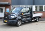 Ford Transit 350 2.0 TDCI L4H1 DC / Laadkraan / Pick up / 7, Auto's, Stof, Gebruikt, Euro 6, Overige kleuren