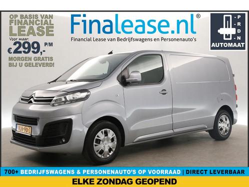 Citroën Jumpy 2.0 BlueHDI L2H1 Autom Airco TrekH PDC €299pm, Auto's, Bestelauto's, Lease, Automaat, Diesel, Citroën, Zilver of Grijs