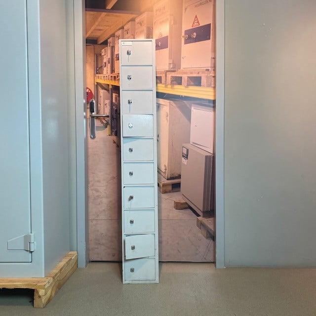 Gebruikte lockerkast GC, Huis en Inrichting, Brandblussers en Brandkasten, Gebruikt, Verzenden