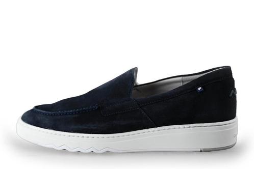 Floris van Bommel Loafers in maat 41 Blauw | 10% extra, Kleding | Heren, Schoenen, Blauw, Zo goed als nieuw, Loafers, Verzenden