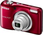 Nikon Coolpix L29 Digitale Compact Camera - Rood, Verzenden, Zo goed als nieuw