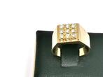 Ring - 18 karaat Geel goud -  0.27 tw. Diamant, Sieraden, Tassen en Uiterlijk, Antieke sieraden