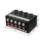 Mini Passief stereo audio mixer - 4 kanalen - CX400 - 4x RCA, Verzenden, Nieuw