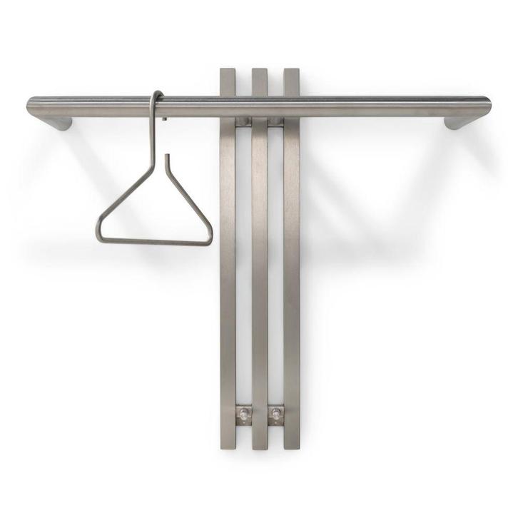 Spinder Design Senza 1 wandkapstok - RVS, Huis en Inrichting, Woonaccessoires | Kapstokken, Nieuw, Verzenden