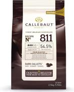 Callebaut Chocolade Callets Puur (811) 2,5 kg, Verzenden, Nieuw