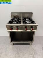 RVS Offcar 4 Pits Fornuis 80 cm GAS Horeca, Zakelijke goederen, Horeca | Keukenapparatuur, Ophalen of Verzenden, Gebruikt