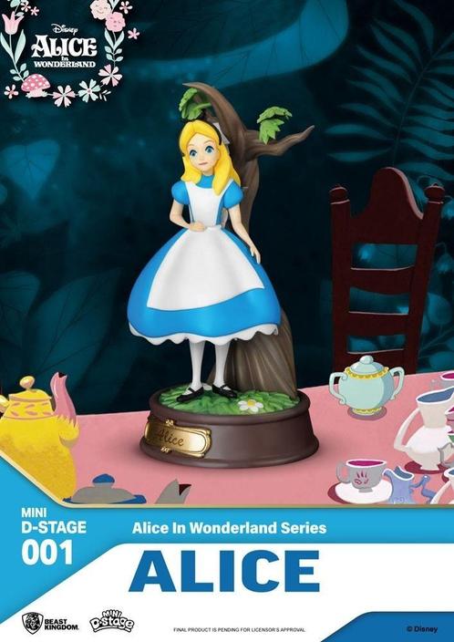 Disney Alice in Wonderland Mini Diorama Stage PVC Statue Ali, Verzamelen, Disney, Nieuw, Ophalen of Verzenden