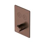 Douchethermostaat Hotbath Cobber Inbouw 2 Pushbuttons, Ophalen of Verzenden, Nieuw, Chroom, Kraan