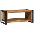 vidaXL Salontafel Bruin 90 x 50 x 38 cm Massief Acaciahout, Verzenden, Nieuw, 50 tot 100 cm, Minder dan 50 cm