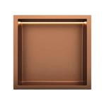Copper RVS Inbouwnis 30x30x7cm met LED verlichting, Verzenden, Nieuw