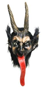 Krampus masker  Deluxe, Verzenden, Nieuw