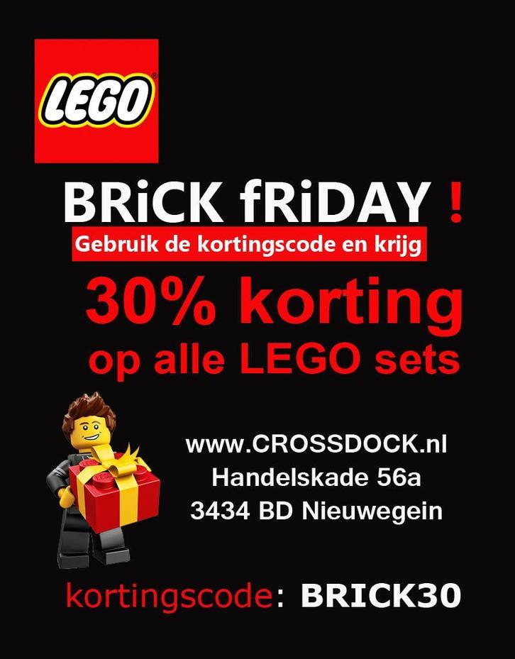 LEGO Brick Friday Deal 30% korting, City, Ninjago, Creator, Kinderen en Baby's, Speelgoed | Duplo en Lego, Complete set, Gebruikt