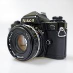 Nikon FE + Nikon Nikkor 50mm f/1.8 - Tweedehands, Verzenden, Gebruikt, Spiegelreflex, Nikon
