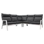 Pacific hoek loungeset 3 delig aluminium wit, Tuin en Terras, Tuinsets en Loungesets, Ophalen of Verzenden, Nieuw, Aluminium