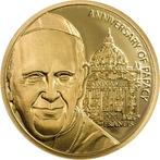 Officiële Gouden Herdenkingsmunt “5 jaar Paus Franciscus”