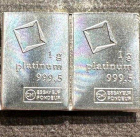 2 gram - Platina .999 - Valcambi, Switzerland (Zonder, Postzegels en Munten, Edelmetalen en Baren