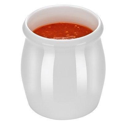 Hendi Luxe Dressing pot Wit Porselein 1,8 liter | 8 stuks, Zakelijke goederen, Horeca | Overige, Verzenden