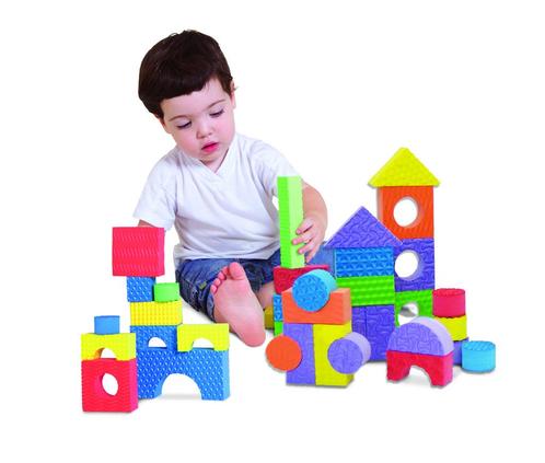 Edushape Textuur Blokken - 80 stuks van €34,99 voor €20,99, Kinderen en Baby's, Speelgoed | Educatief en Creatief