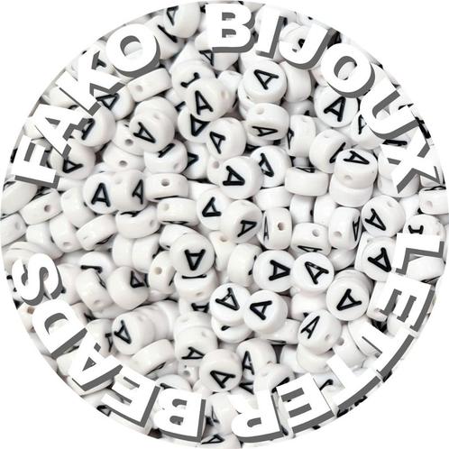 Fako Bijoux® - Letterkralen A - Letter Beads - Alfabet, Hobby en Vrije tijd, Kralen en Sieraden maken, Verzenden