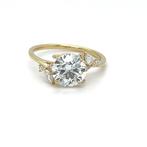 Zonder minimumprijs - Ring - 14 karaat Geel goud - 2.02ct., Nieuw