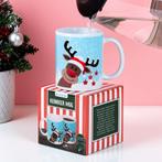 Warmtegevoelige rendier kerstmok, Verzenden, Nieuw