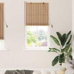 vidaXL Rolgordijn Anders Licht Bruin 90 x 220 cm Bamboe, Verzenden, Nieuw