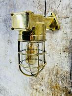 Brasuk - Scheepslamp - Glas, Messing, Antiek en Kunst