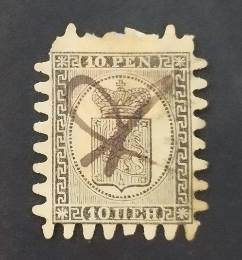 Finland - Finland, Yvert Tellier 7, Scott 8, gestempeld,, Postzegels en Munten, Postzegels | Amerika
