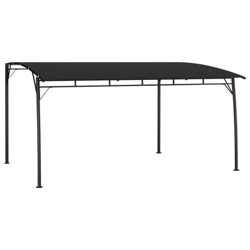 vidaXL Zonneluifel 4x3x2,55 m antracietkleurig, Tuin en Terras, Partytenten, Nieuw, Verzenden