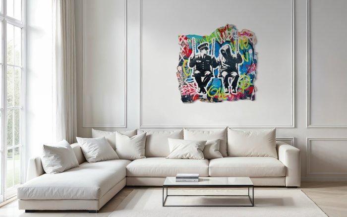 AIIROH (1987) x SINAO (1981) - Caught in the Swing - XXL, Antiek en Kunst, Kunst | Schilderijen | Modern