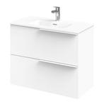 Wastafelonderkast Tiger Pocket 80 cm Hoogglans Wit Met, Ophalen of Verzenden, Nieuw, Bad