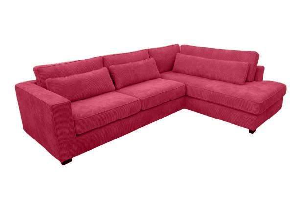 Hoekbank Merselo - hoekbanken - Roze, Huis en Inrichting, Banken | Sofa's en Chaises Longues, Nieuw, Stof
