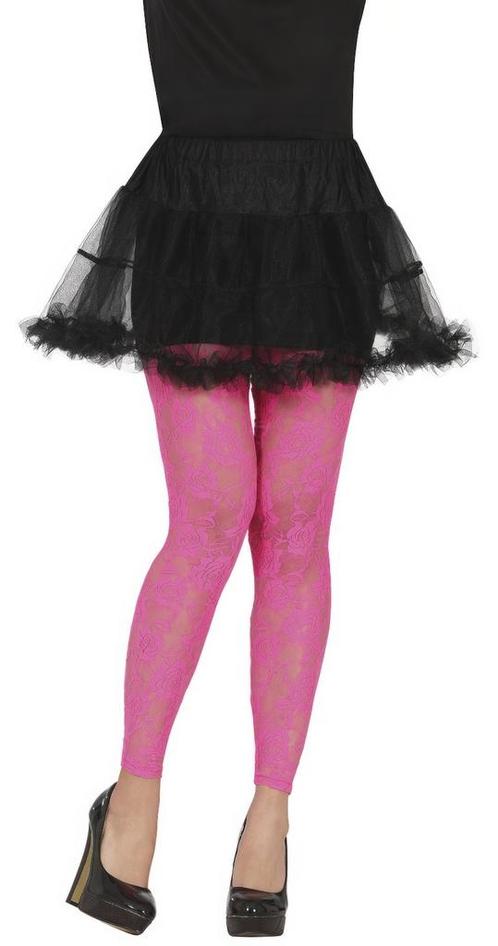 Fuchsia Panty Dames Kant, Hobby en Vrije tijd, Feestartikelen, Nieuw, Verzenden