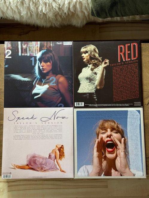 Taylor Swift - 4 x LPs - Midnights // Red (Taylors Version), Cd's en Dvd's, Vinyl Singles