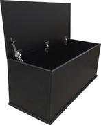 2dekans | VDD Opbergkist -100x40x40cm - zwart - Rechthoek, Huis en Inrichting, Woonaccessoires | Overige, Ophalen of Verzenden