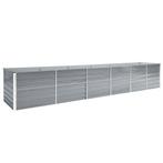 Plantenbak Verhoogd Grijs Staal | Retourdeal | 0%, Tuin en Terras, Bloembakken en Plantenbakken, 100 cm of meer, Nieuw, Ophalen of Verzenden