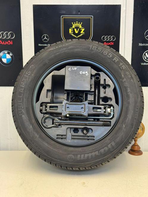 Renault Clio Estate reservewiel met krikset 185/65R15, Auto-onderdelen, Banden en Velgen, 15 inch, Zomerbanden, 185 mm, Personenwagen