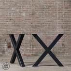 Stalen onderstel tafel - X leg - Nordstahl, Huis en Inrichting, Tafelonderdelen, Verzenden, Nieuw