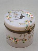 Doos - Opalescent suikerdoos - Glas, Antiek en Kunst