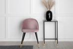 Eetkamerstoel - Sarah - Roze - Fluweel - Jörn, Huis en Inrichting, Stoelen, Verzenden, Nieuw