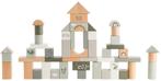 Label Label Olijfgroen 50 Stuks Houten Blokken LLWT-27556, Kinderen en Baby's, Speelgoed | Houten speelgoed, Verzenden, Nieuw