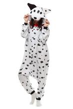 Onesie Dalmatiër Pak 152-158 Hond Kostuum Zwart Wit Gevlekt, Kinderen en Baby's, Carnavalskleding en Verkleedspullen, Ophalen of Verzenden