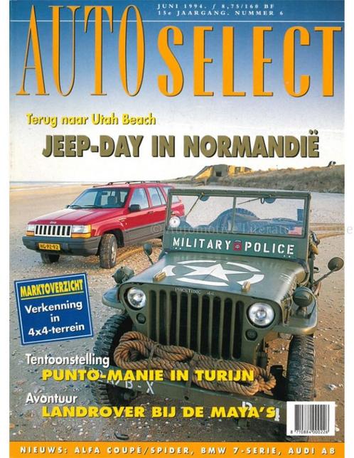 1994 AUTO SELECT MAGAZINE 6 NEDERLANDS, Boeken, Auto's | Folders en Tijdschriften