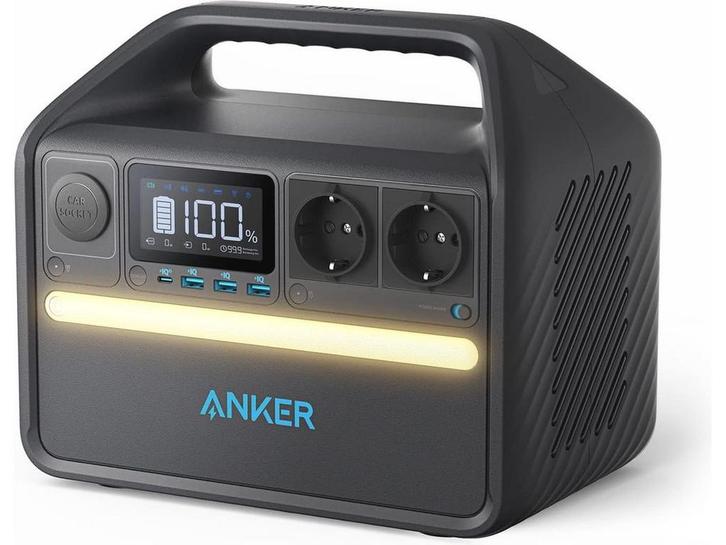 Draagbaar Stroomstation 512Wh - Zonne Generator 500W - 7, Huis en Inrichting, Overige Huis en Inrichting, Nieuw, Verzenden