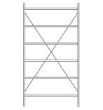 SSI Schafer R3000 onderdelen, gebruikt - Legbord 1300x500,, Zakelijke goederen, Kantoor en Winkelinrichting | Magazijn, Stelling en Opslag