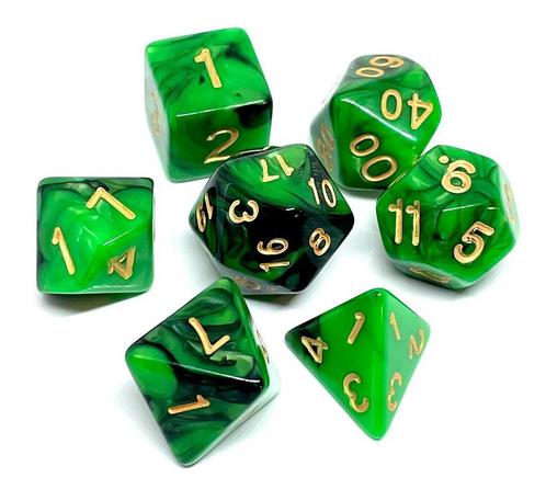 Polydice set - Druid, Hobby en Vrije tijd, Gezelschapsspellen | Bordspellen, Een of twee spelers, Drie of vier spelers, Vijf spelers of meer