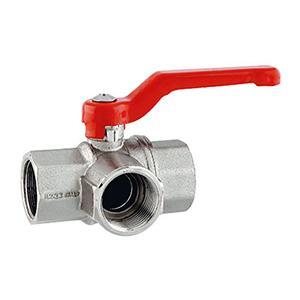 Messing drie-weg kogel afsluiter L-type 3/8", Watersport en Boten, Bootonderdelen, Motor en Techniek, Nieuw, Zeilboot of Motorboot